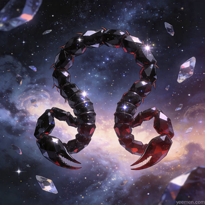 星座主题插图：传统命理文化星空插图的艺术化呈现
