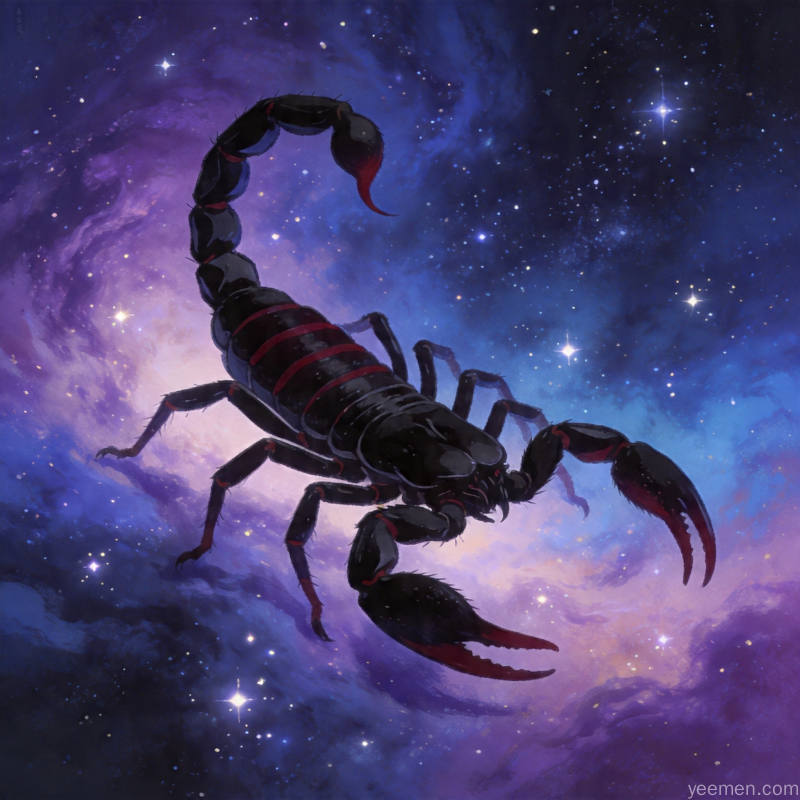 十二星座主题插图：星座主题的星空构图的艺术化呈现
