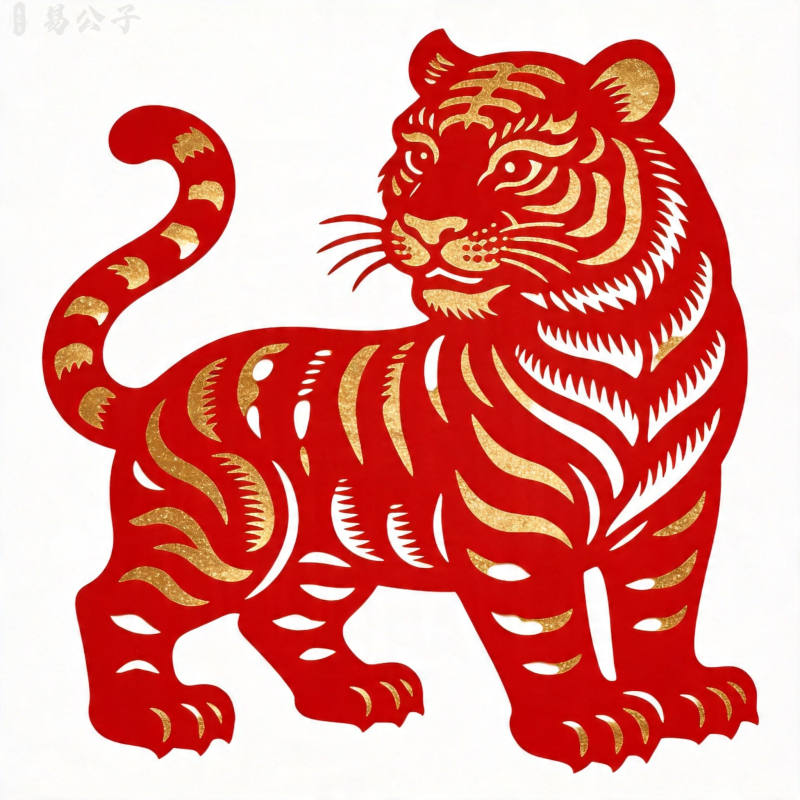 风水布局图：方位与五行配置示意