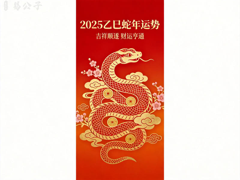 蛇年吉祥配图