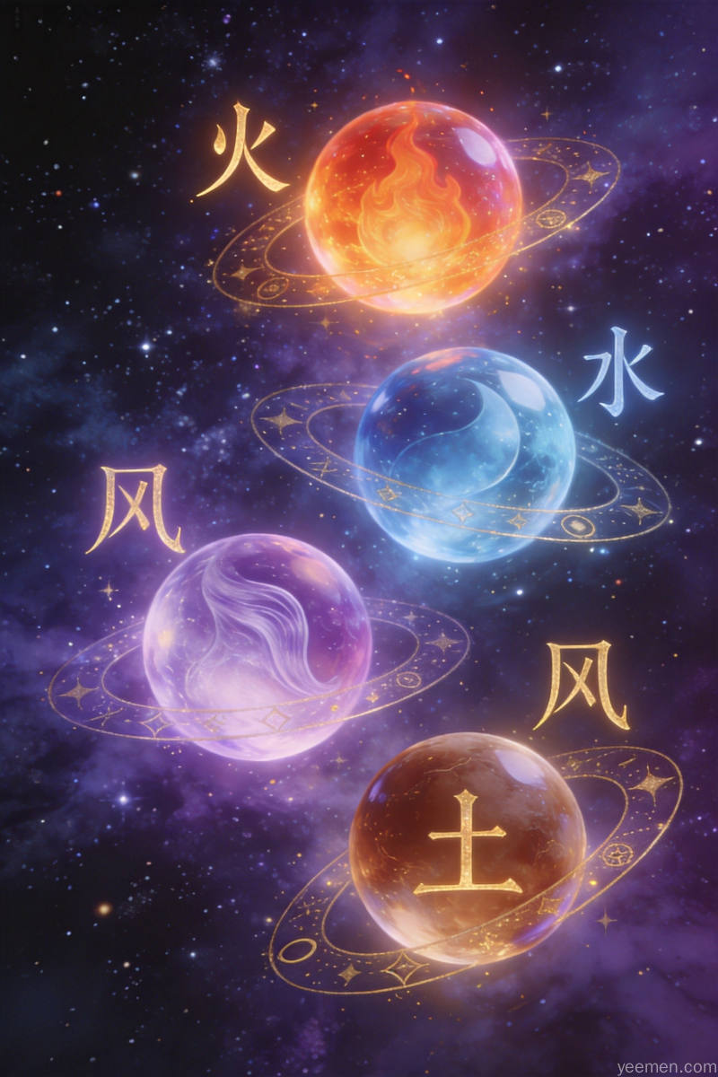 星空塔罗元素