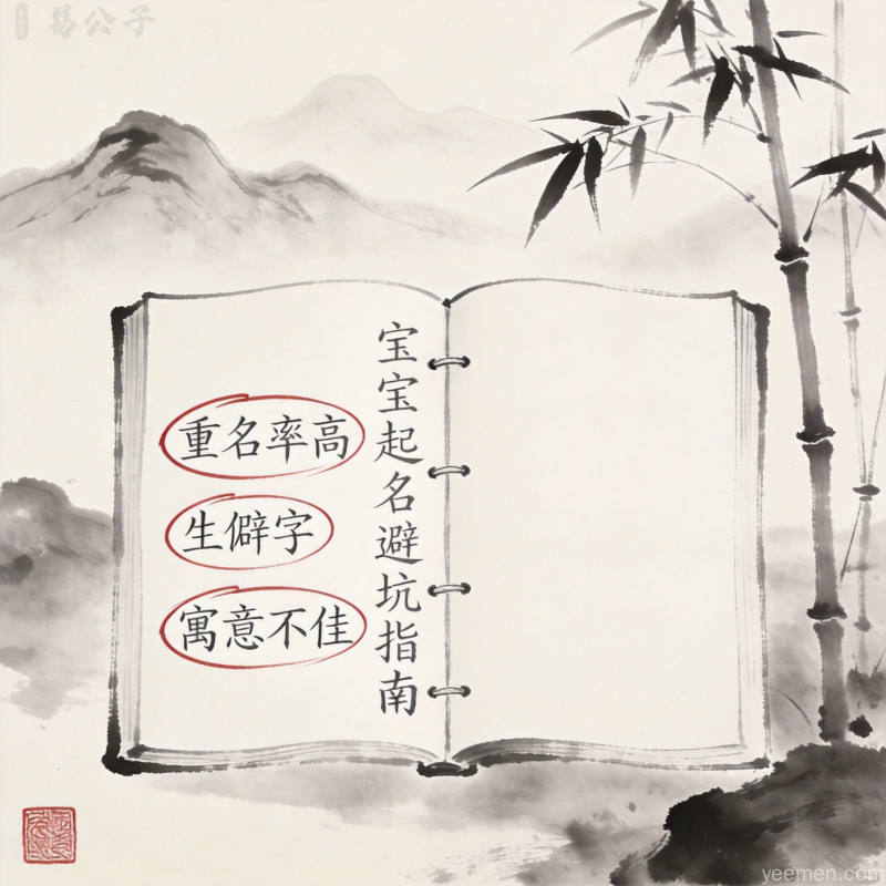 宝宝起名核心避坑：这6个错误，90%的爸妈都在犯配图1