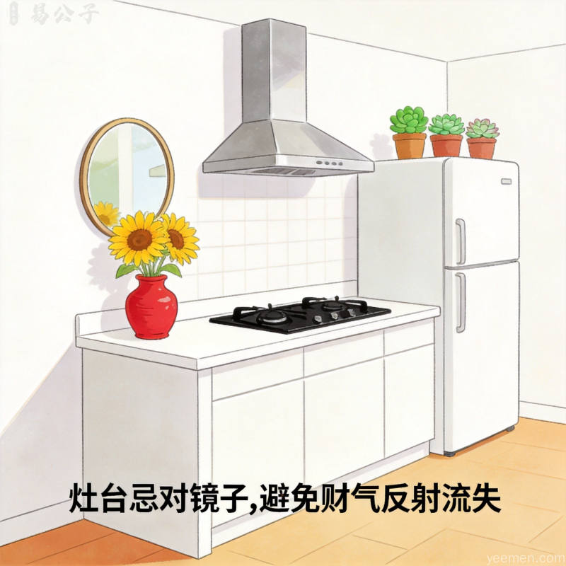 灶台千万别这么摆！这8个位置摆错，难怪家里不顺