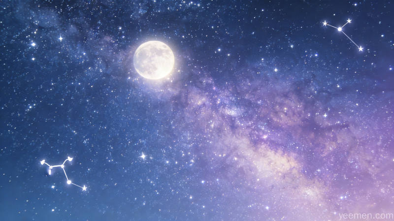 金牛座星空图案浪漫唯美