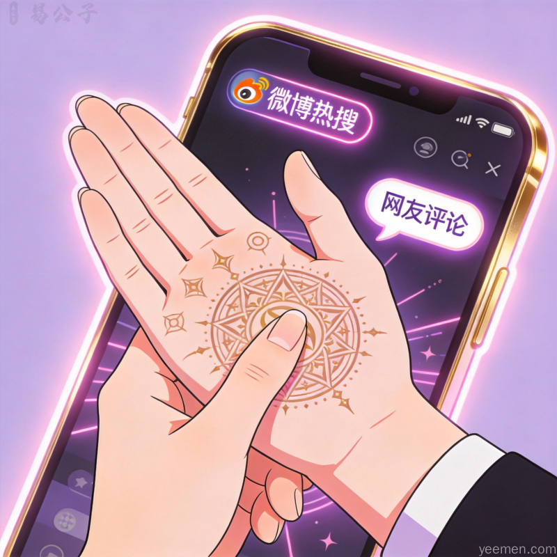 赵樱子手相定情引爆全网