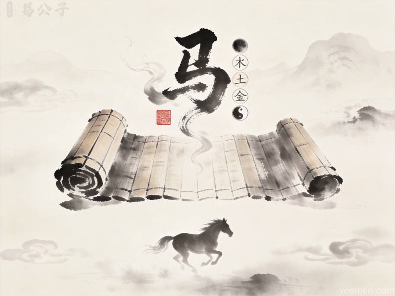 简约风格展示属马宝宝起名宜忌对比图，含豆米麦禾宜用字根与子丑羊忌用字根