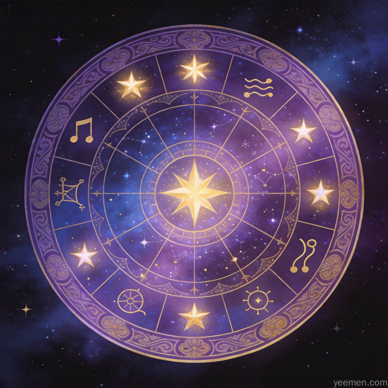 紫微斗数星盘十四颗主星环绕