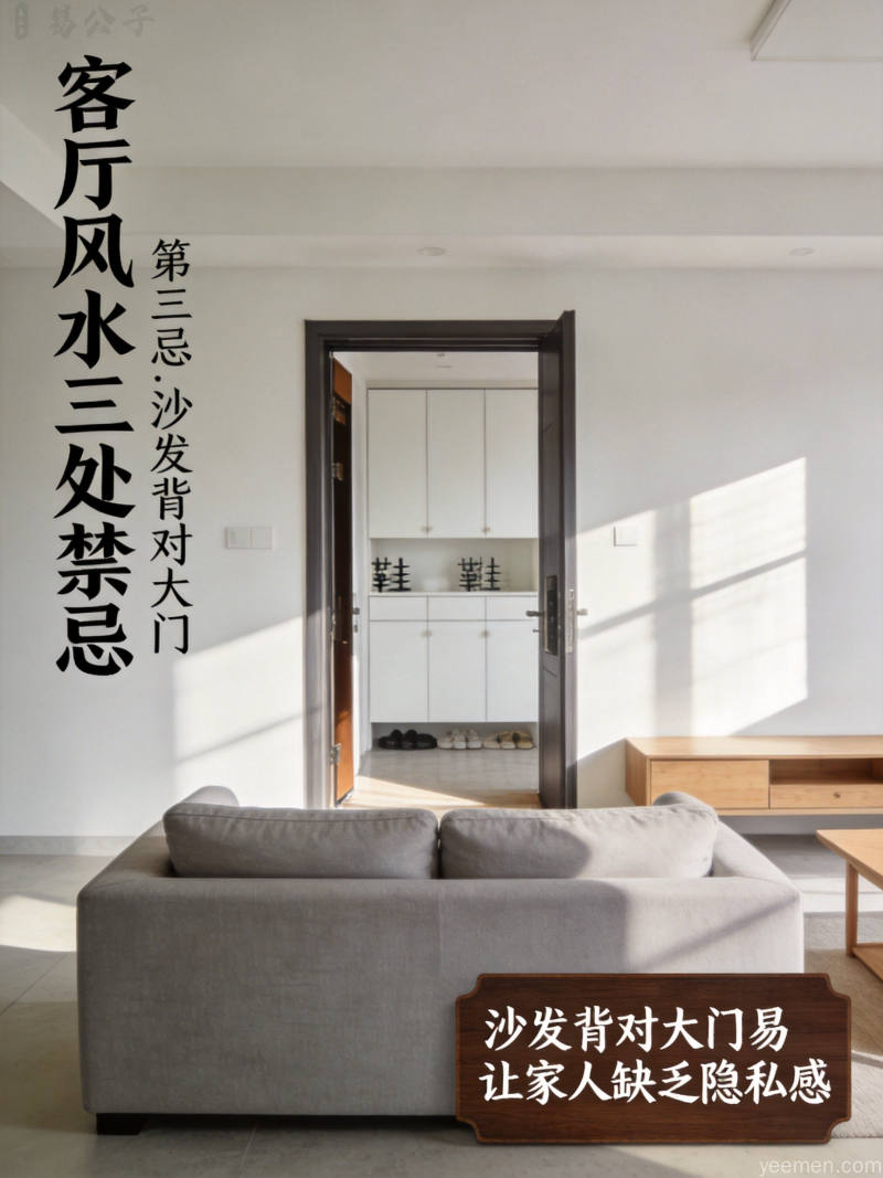 大门阳台相对风水问题，家居气流示意图