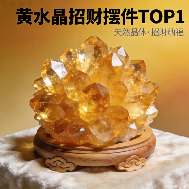 2026自然元素招财摆件TOP10：黄水晶+微景观成新宠