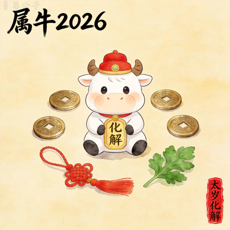 十二生肖丑午相害化太岁