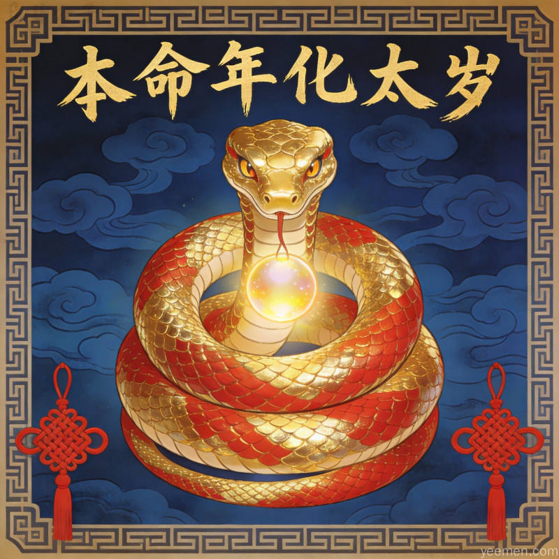 【2026属蛇本命年全攻略：化太岁方法与注意事项】