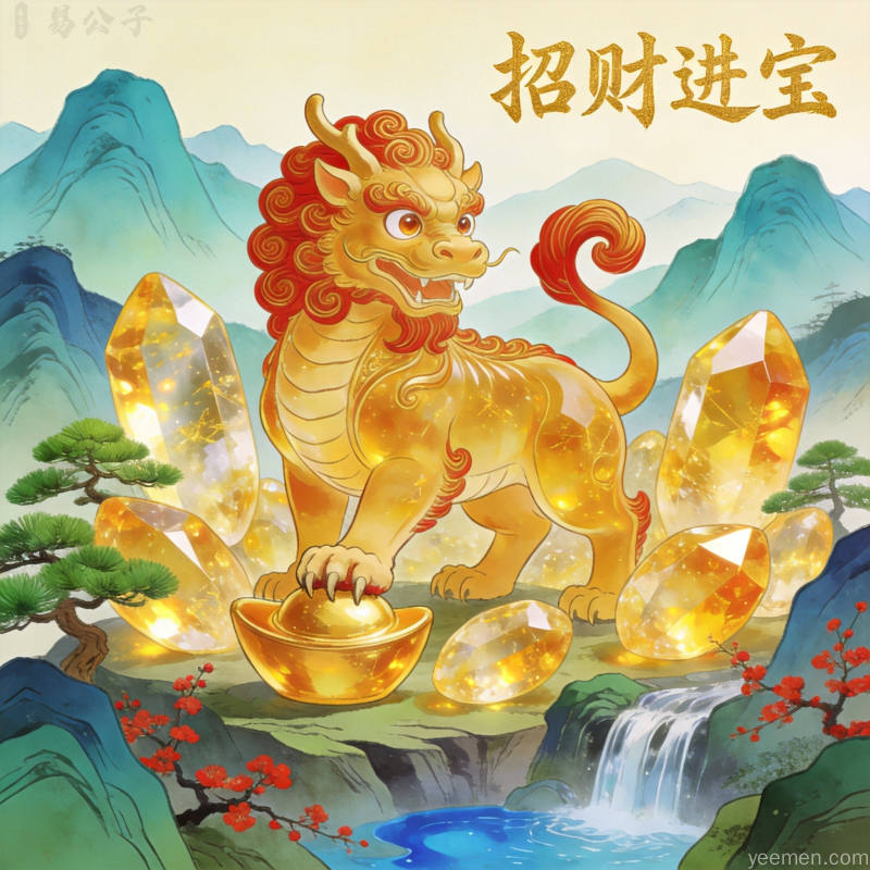 国学传统文化主题插画，国潮风格，体现文化传承