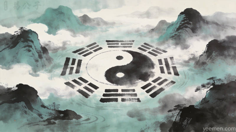 困卦八卦图案意境图