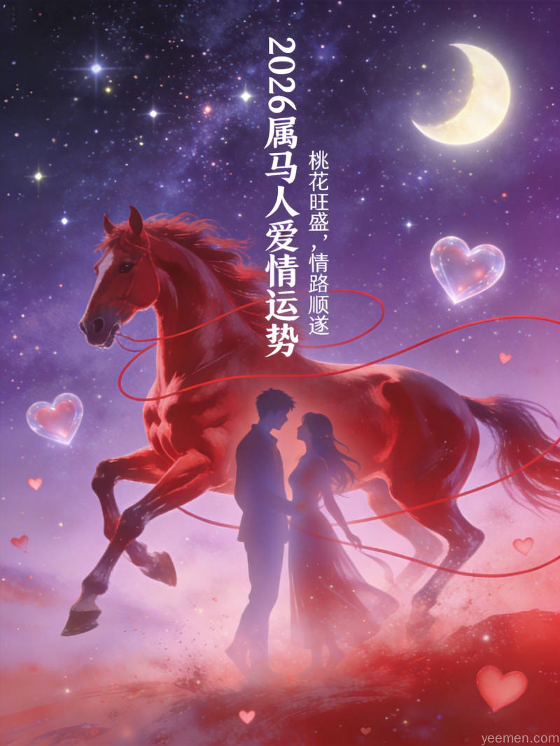 属马人本命年感情攻略，红线与星空的浪漫意象