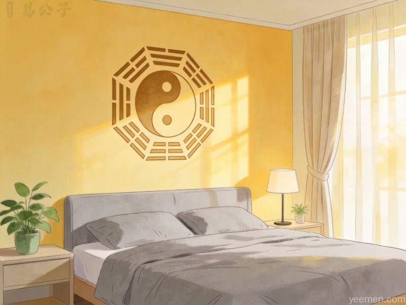 卧室风水布局:晨光透窗的舒适睡眠环境展示