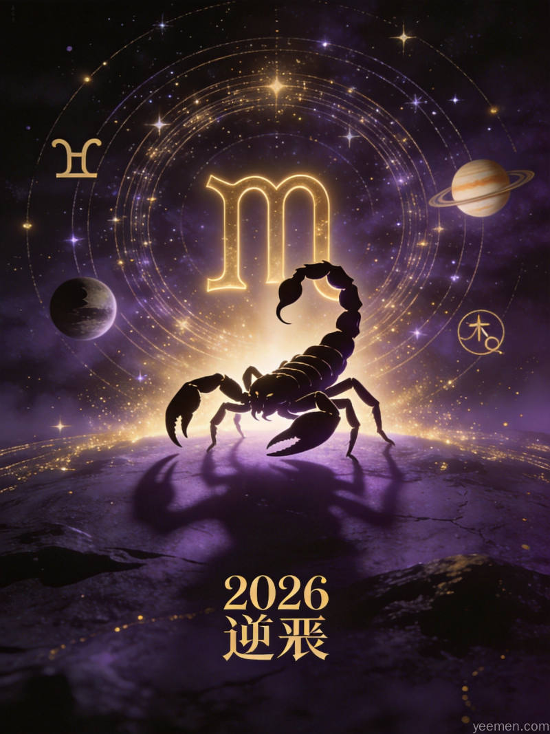 2026年最顺星座出炉：为什么天蝎座能拿下第一名？从低谷到暴富的逆袭之路