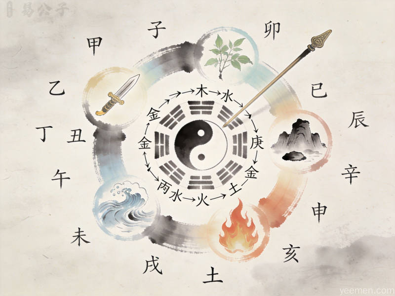 自学八字最快路径:吃透五行生克关系