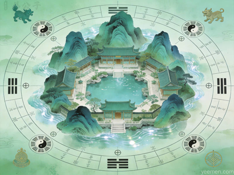 房屋采光与气流图解