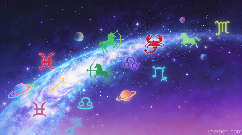 2026年6月星象分析配图,金木合相与水逆主题
