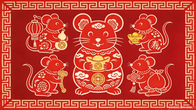 十二生肖背后的文化密码:为何老鼠排第一