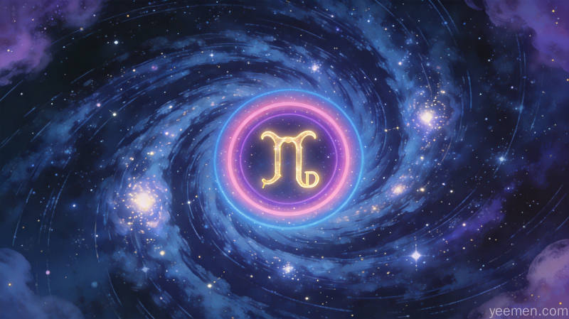 星座文化示意图,天干地支与五行元素交织