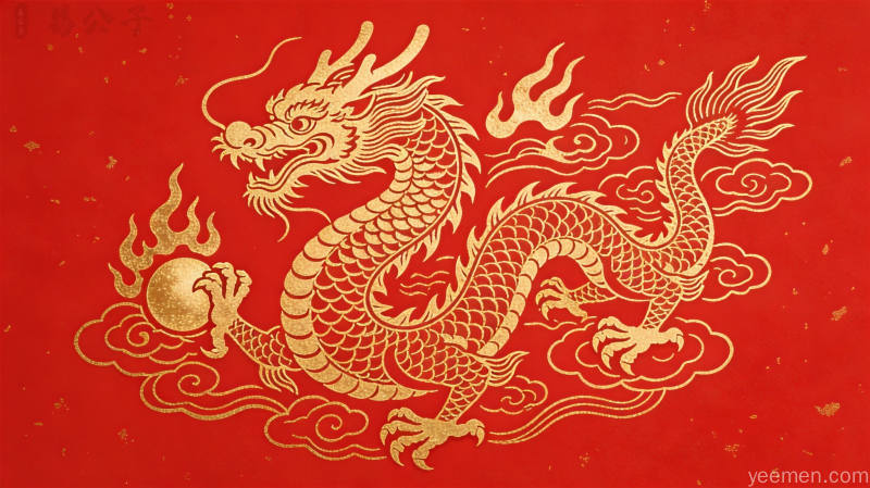 生肖文化示意图,天干地支与五行元素交织