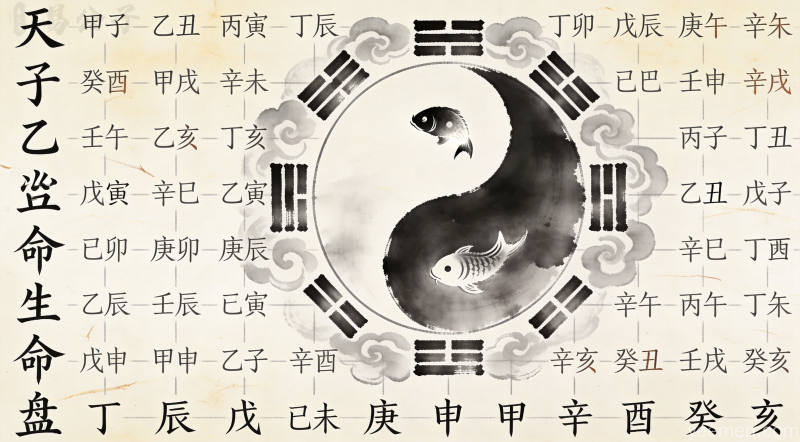 传统命理文化典籍配图——子平八字中的辩证智慧——流年为势与日元之基
