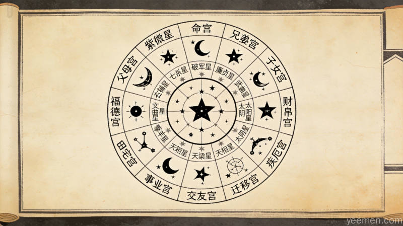 紫微斗数入门：把命盘当成一座小朝廷