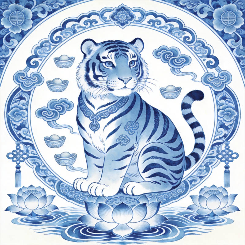 丙午年生肖虎运程趋势:木火相生中的文调理读