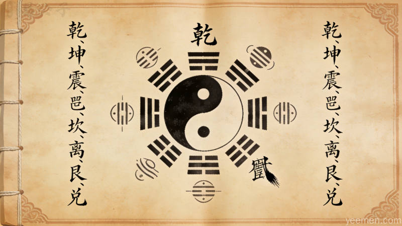 梅花易数:灵活多变的传统占筮之道 2 易经六十四卦符号与传统梅花易数数字起卦法示意图:数由心起灵活多变的占筮之道展现