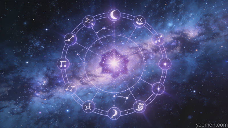 紫微斗数的历史演变与星曜体系探源 3 古代天文三垣二十八宿星象文化图