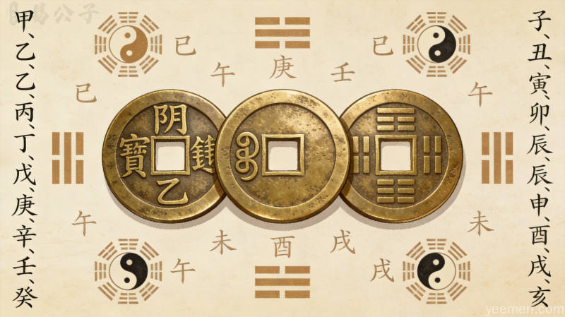 六爻铜钱古法：背为阳字为阴的文化源流与技术逻辑