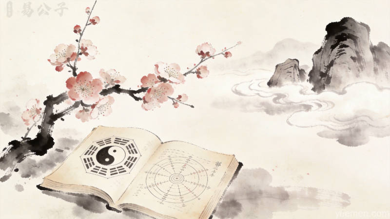梅花易数起卦图示三：易学智慧的视觉呈现