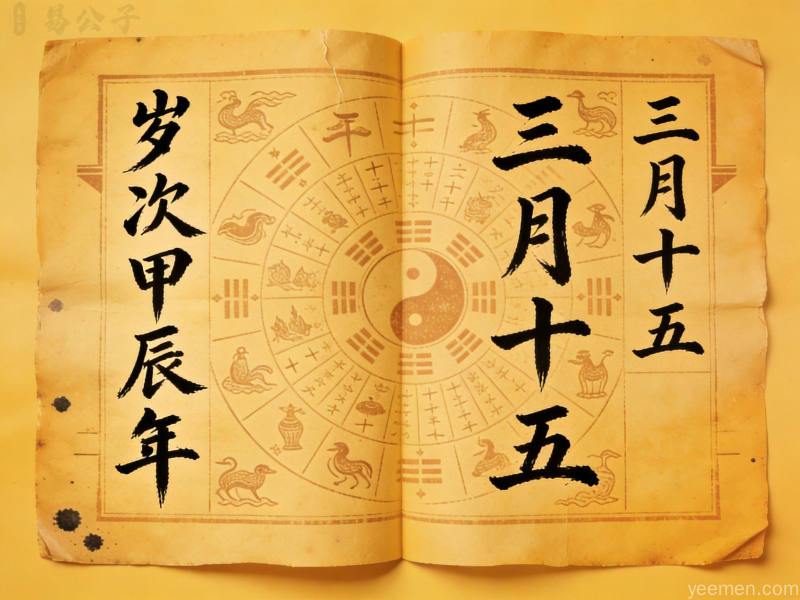传统历法文化配图