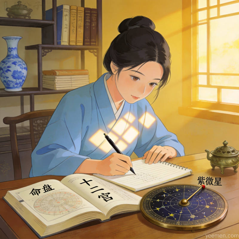 紫微斗数入门：从零看配图，帮助读者更好理解内容