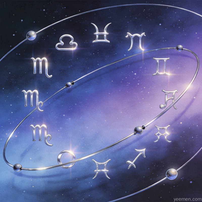 十二星座七月运程配图:星空符号图
