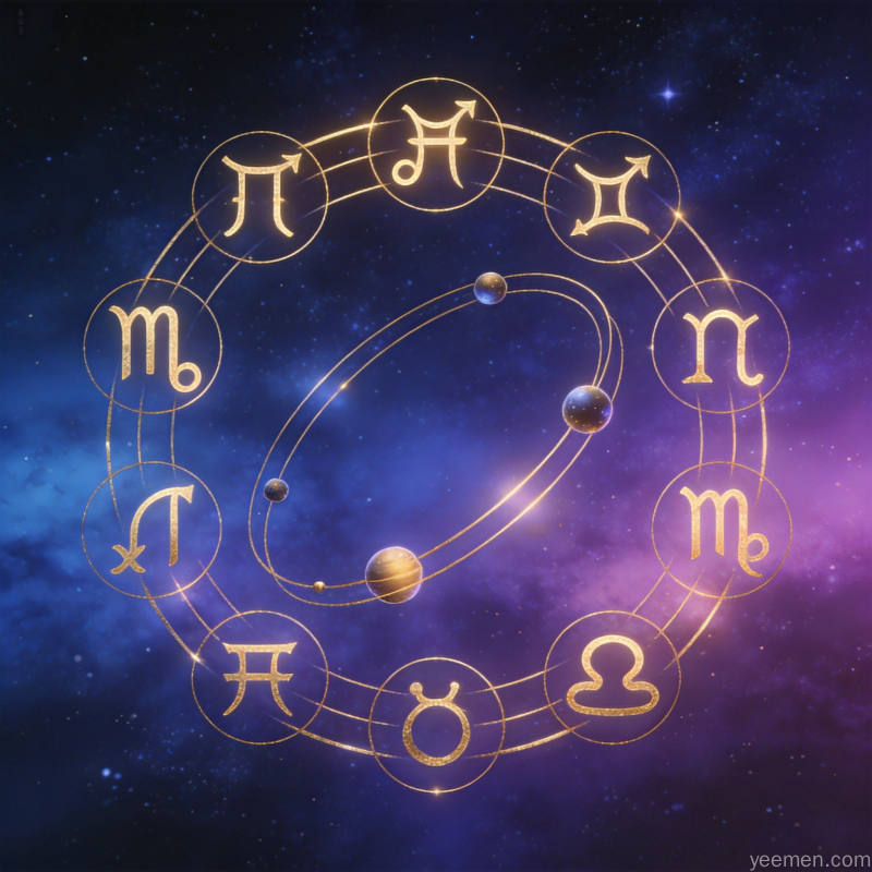 十二星座七月运程配图:星座图案图