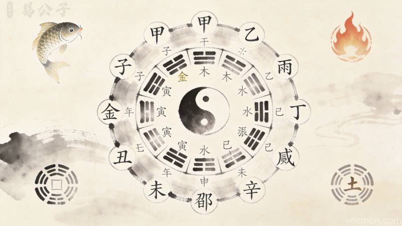 天干地支命盘图