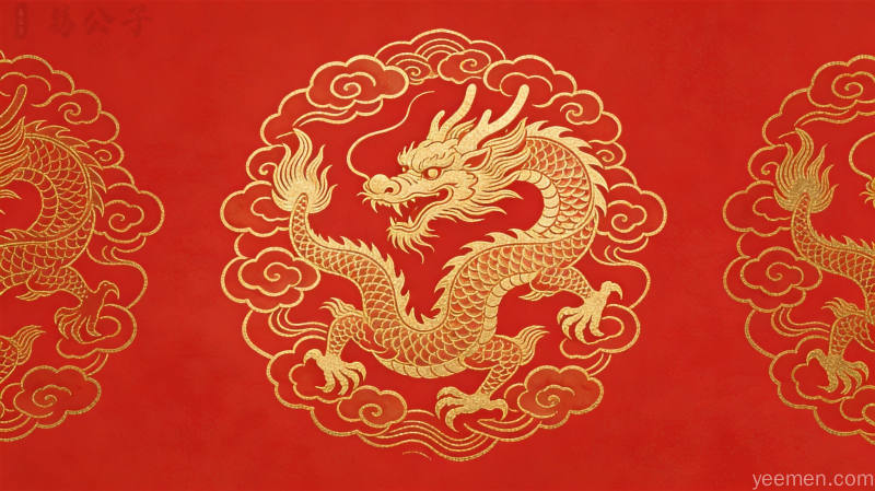 祥龙图案