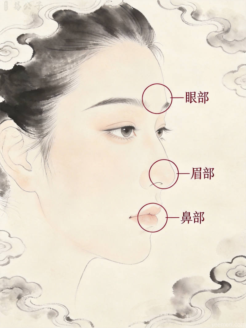 传统相术中的五官解析:眉眼鼻口耳各自的观察维度