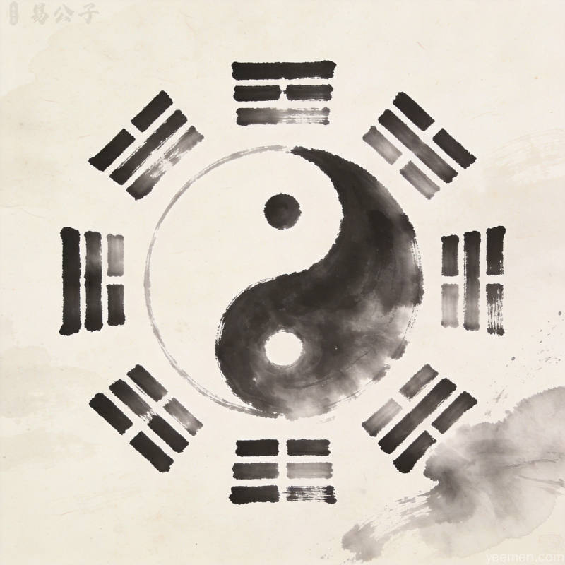 古代书案上的竹简与梅花图案意境深远
