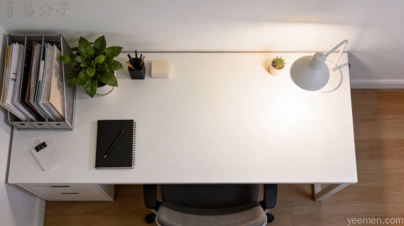 清新雅致的办公角落与绿植搭配