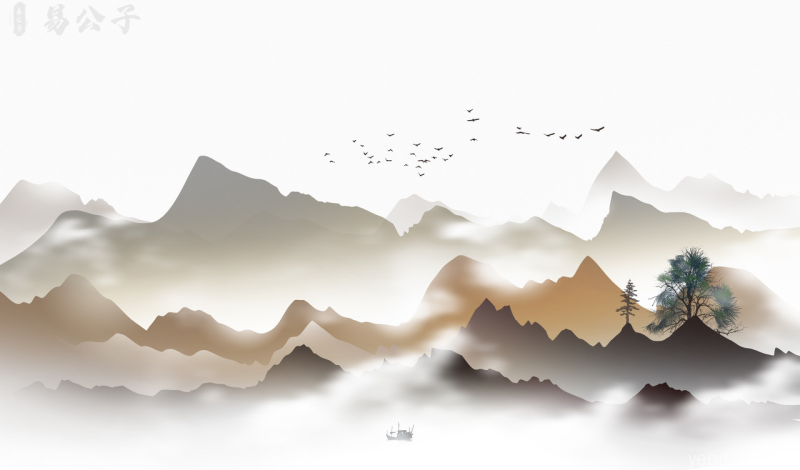水墨山水意境