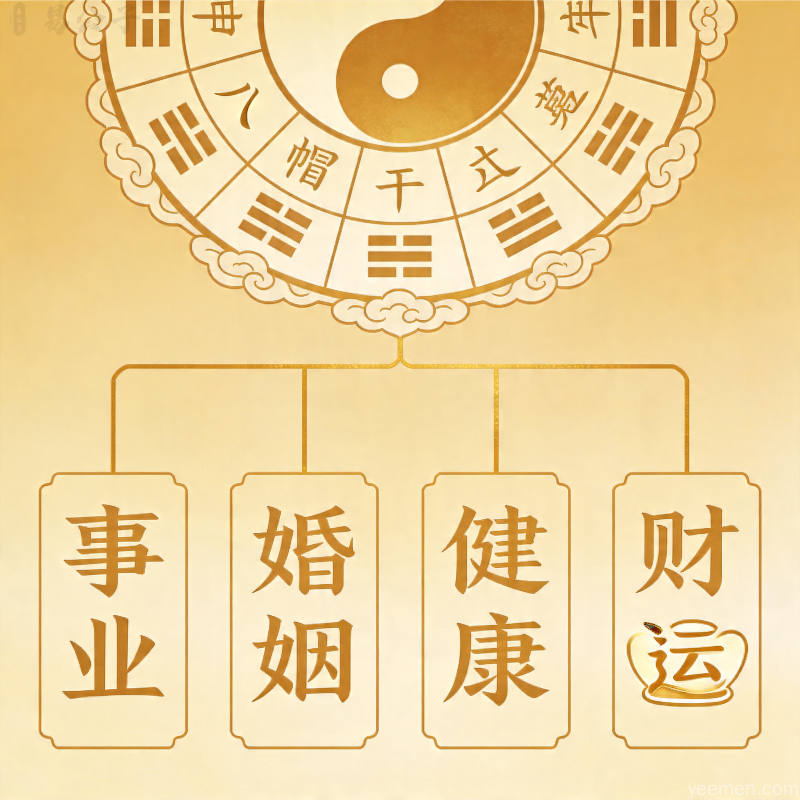 生辰命理图：八字排盘详解
