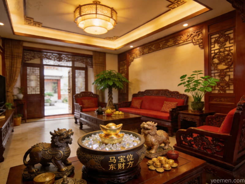 风水示意图：环境布局要素图解