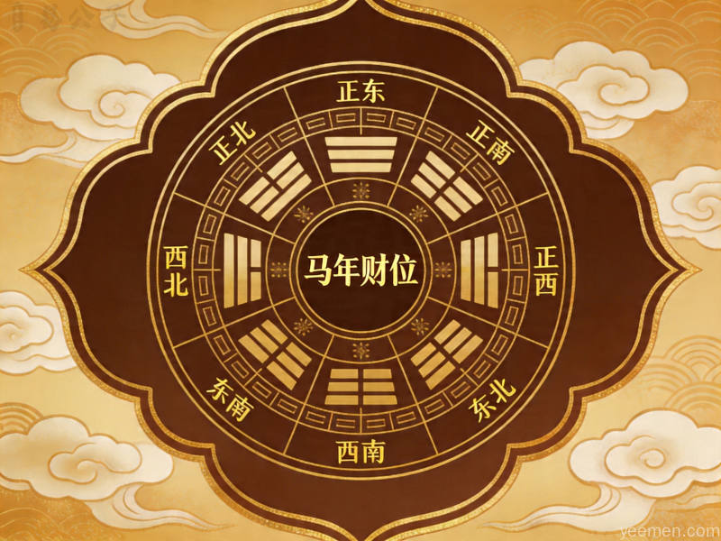 五行方位图：风水格局分析