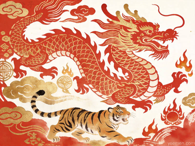 生肖配对图：姻缘与事业关系
