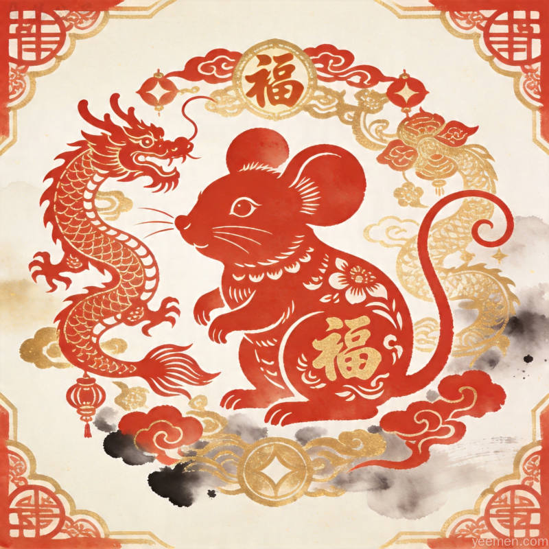 生肖配对图：姻缘与事业关系