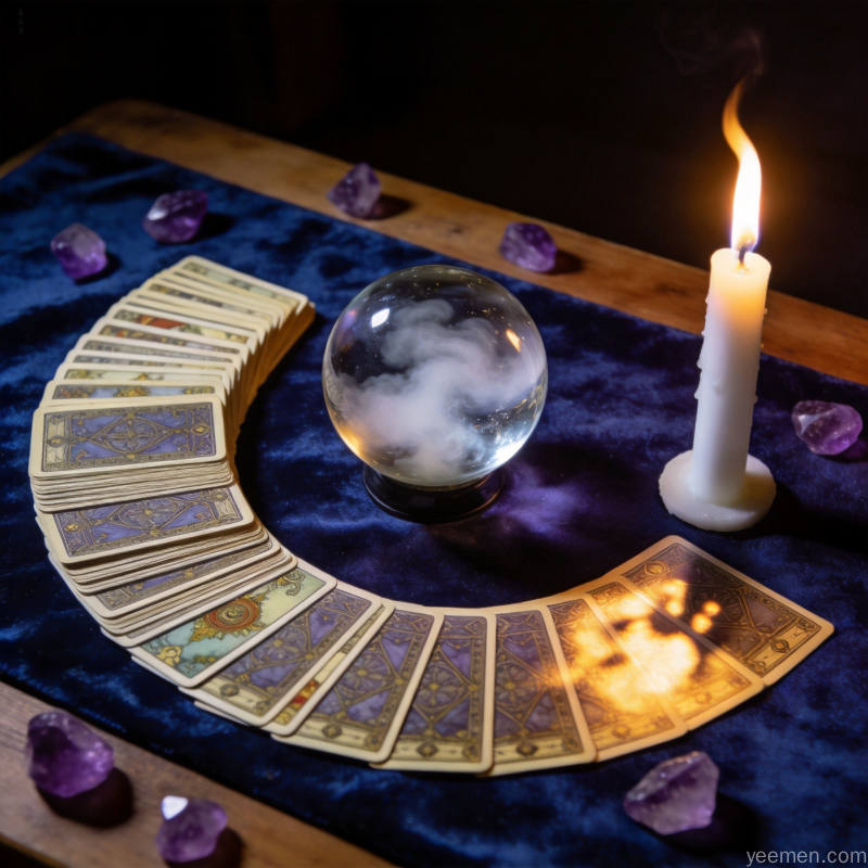 塔罗解读仪式场景