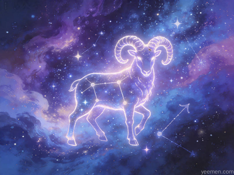 星座星盘图：行星宫位配置示意